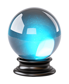 Crystal Ball Isolated on Transparent Background png