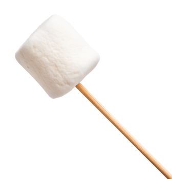 Marshmallow on Stock Isolated on Transparent Background png