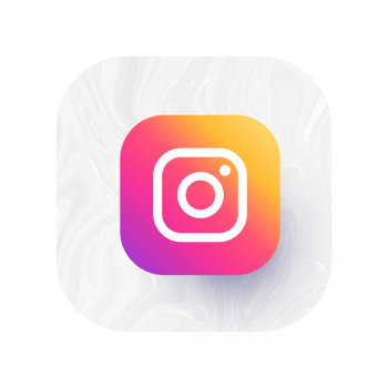 Instagram logo with white texture png