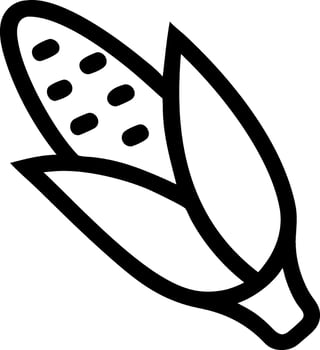 Sweet Corn Icon Design vector