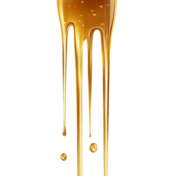 Sweet, Glossy Honey Pouring in a Golden Cascade png