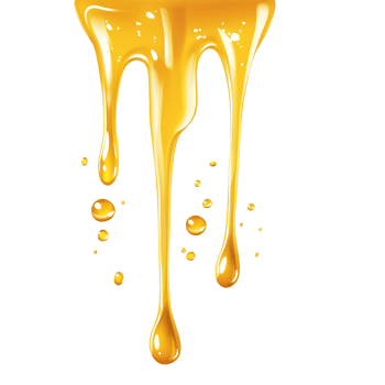 Luminous Golden Honey Drizzling Softly png