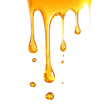 Thick Drops of Honey Falling Gently png