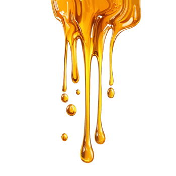 Honey Glaze Dripping in Slow Motion png