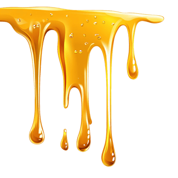 Freshly Harvested Honey Slowly Dripping png