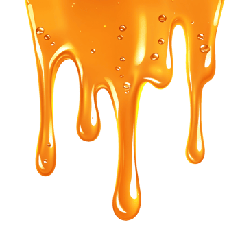 Golden Syrup-Like Honey Dripping png
