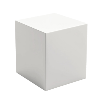 White Cube Transparent Background png
