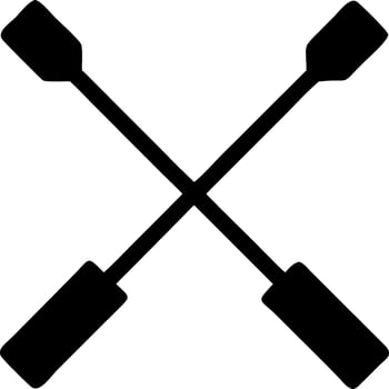 Vintage Oars Symbol Pack vector