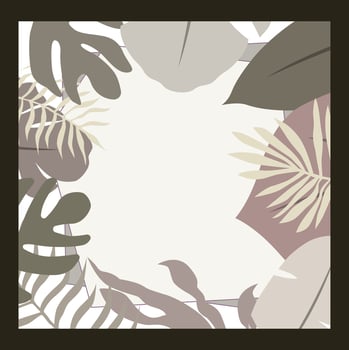 Abstract illustration with exotic jungle leaves. Design concept for your stylish background. vector