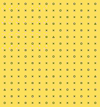 Geometric background from different shapes. vector