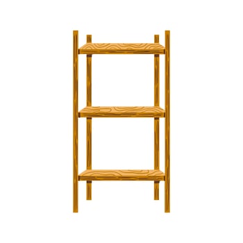 Abstract minimal bookshelf illustration with clean lines and simple design, perfect for modern and minimalist decor themes. vector