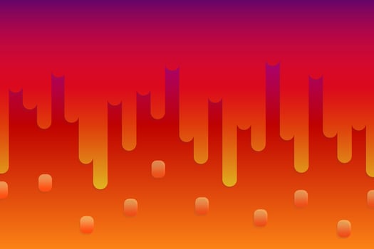 minimalistic gradient bright background of red yellow orange and purple colors, imitation of stylized rain vector