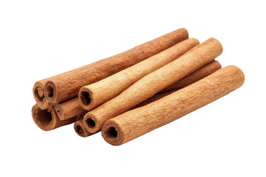 A Cinnamon sticks and powder image, showcasing spice, flavor, and culinary ingredient details. png