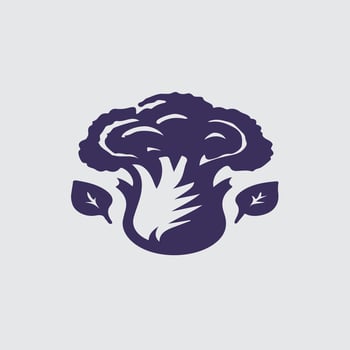 Purely Veggie Vegetable Logo vector