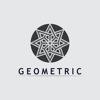 star Geometric logo stock icon illustration and business logo vector