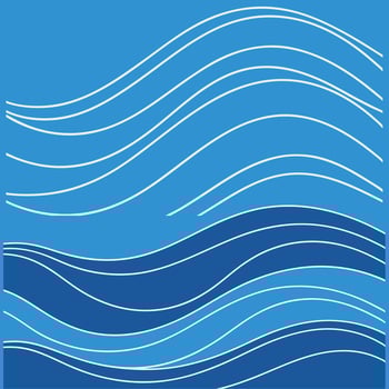 Abstract Wave Background . vector