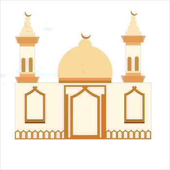 moSQUE Illustration on a white background vector