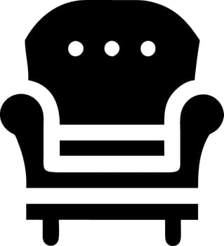 Creative Armchair Icons for Relaxation and Comfort Themes vector