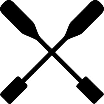 Iconic Rowing Oars Designs for Regattas and Competitions vector