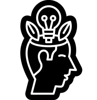 artificial intelligence growth sign vector