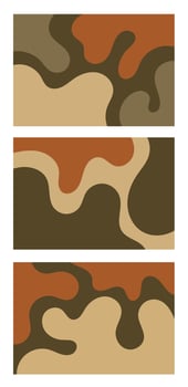 Illustration background liquid bohemian abstracta vector