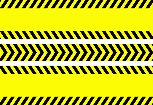 Yellow black danger, caution, warning pattern transparent set bundle. Restricted area, do not cross, stripes and lines marking sign, neon alerting color png