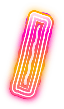 neon letter l on transparent background png