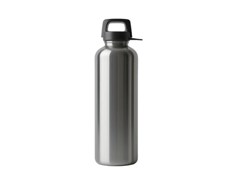 Sport water bottle isolated on transparent background png