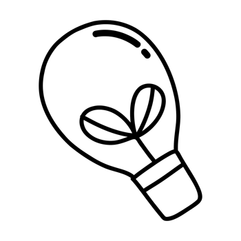 Cartoon outline of energy saving light bulb, eco-friendly light bulb, eco-friendly light bulb, showing the concept of saving the world, world earth day, save the world png
