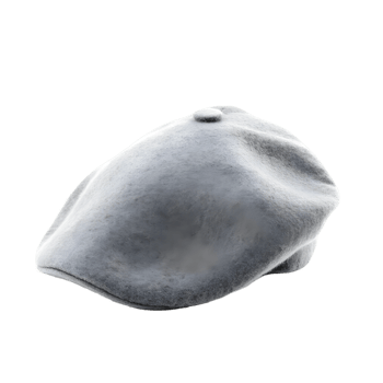 3d render of a beret isolated on a transparent background png