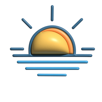 Sunset Emoji Beautiful Ocean Horizon Icon png