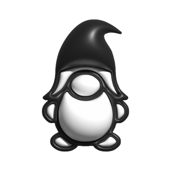 3D Gnome Emoji Fantasy Dwarf and Magical Character png
