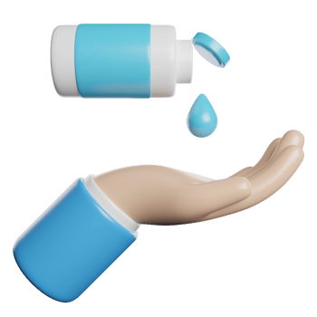 Hand Gel Foam Hand png