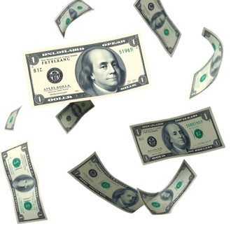 Banknotes in Motion, Financial Success, Currency Background png