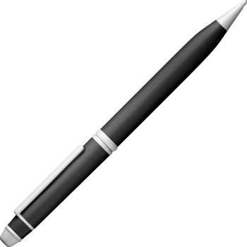 3D detailed classic ballpoint pen png
