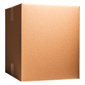 Plain Brown Box for Shipping or Moving in Natural Environment png