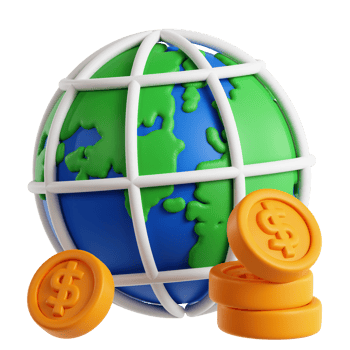 Globe FInance Icon png