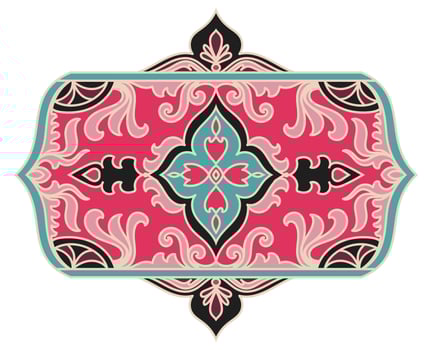 Elements for making wallpaper patterns Decorate the carpet with fabric patterns vector