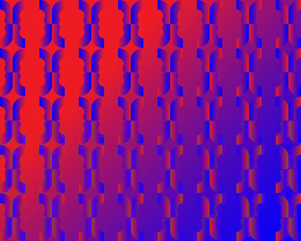 Abstract Red and Blue Gradient Pattern design template vector