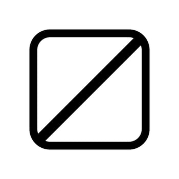 No entry sign icon isolated on white background vector
