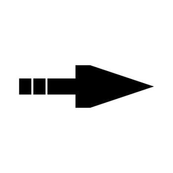 Arrow icon illustration isolated on white background vector