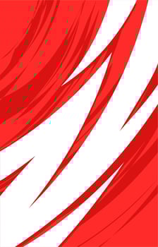 Simple jersey background white red color vector