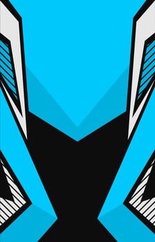 Blue sport jersey design background vector