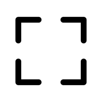 A black square with two black lines on it vector