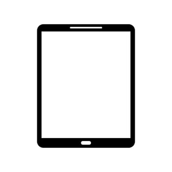 Tablet computer icon illustration vector