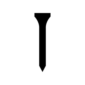A black and white image of a letter t vector