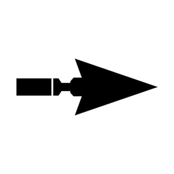 Arrow icon illustration isolated on white background vector
