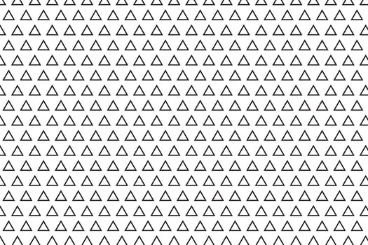 Black and White Geometric Triangle Pattern with Repetitive Minimalist Design vector