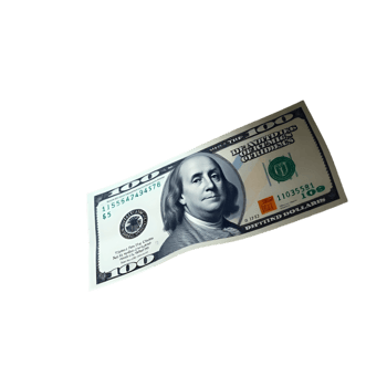 Crisp Hundred Dollar Bill note png
