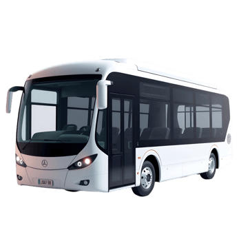 Spacious Passenger Bus, Perfect for Group Travel png
